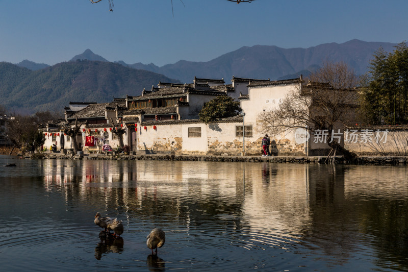 秋天的宏村