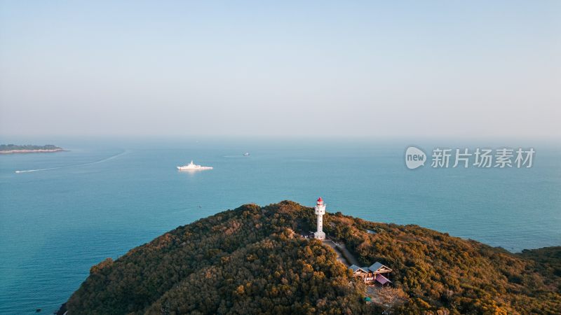 涠洲岛鳄鱼山山海同框