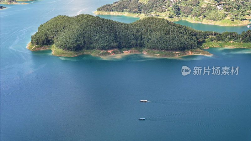 森林湖泊山川秀丽青山绿水