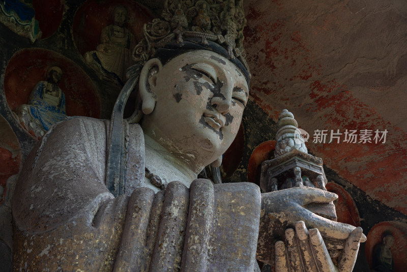 重庆大足石刻的佛像
