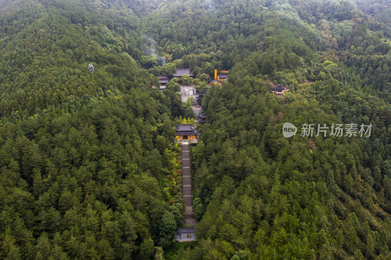 杭州建德梅城玉泉寺航拍