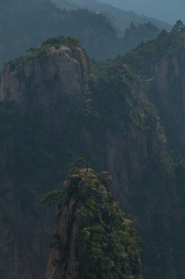 黄山的西海大峡谷