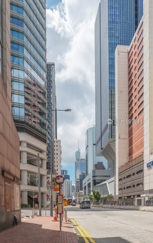 中国香港庄士敦道街头景观