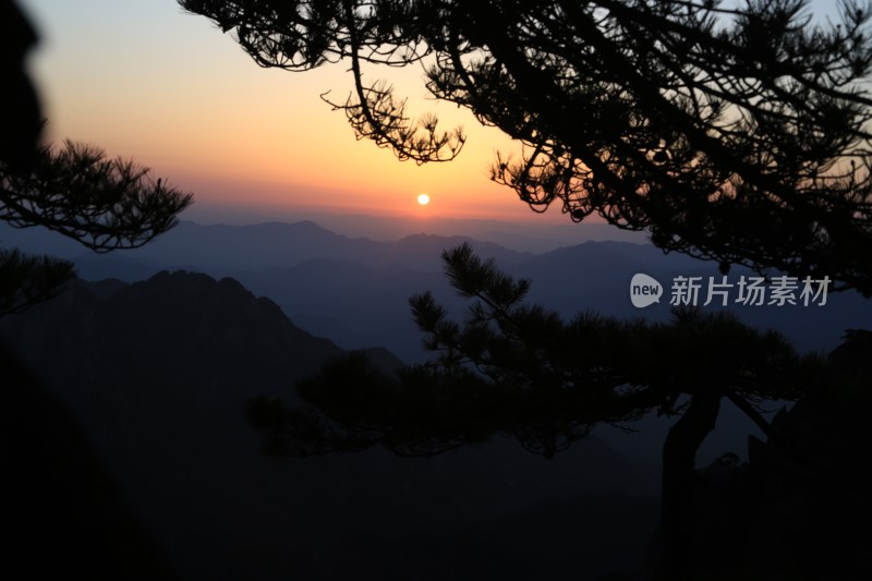 大美黄山 黄山日出