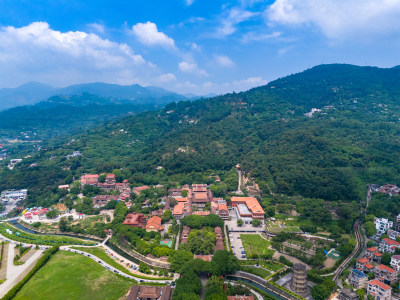 福建莆田南山广化寺航拍图