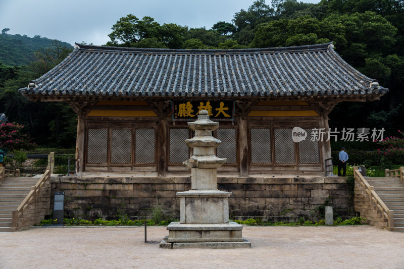 精美的韩国古建