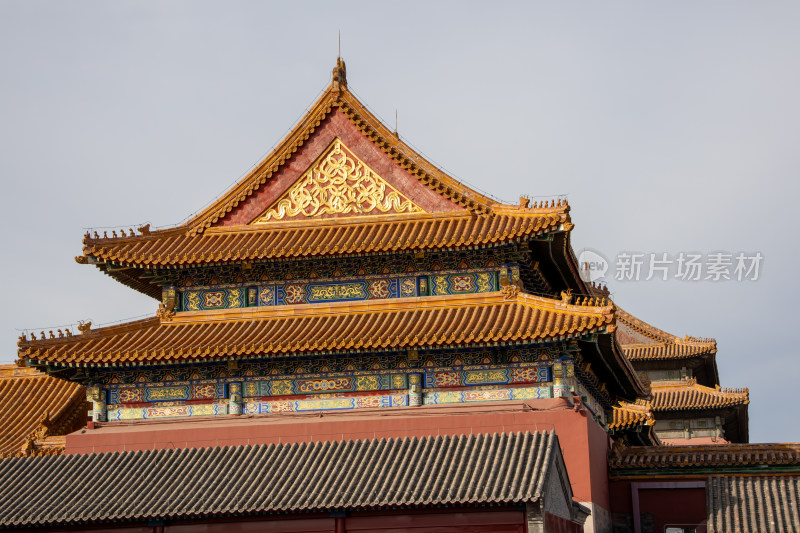 北京故宫博物院建筑一角