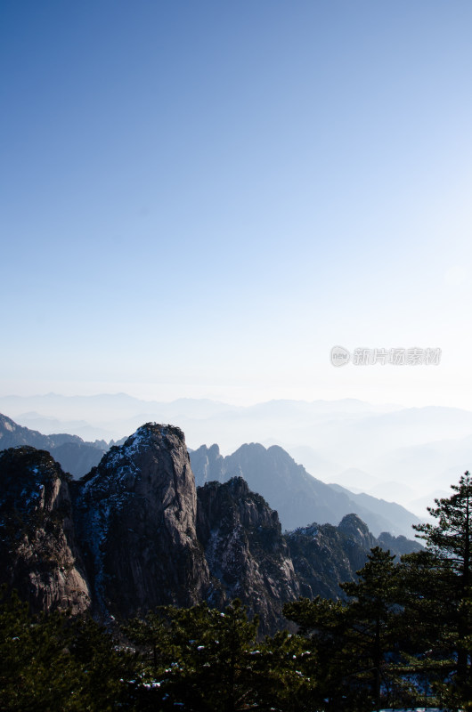 雪后黄山风光