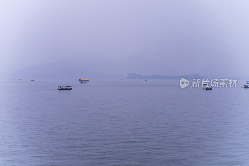 杭州西湖白堤风景