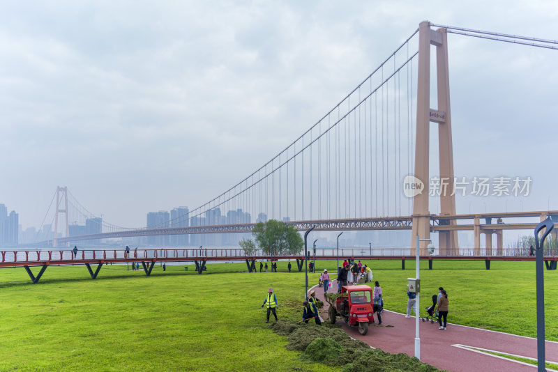 武汉洪山江滩公园风景