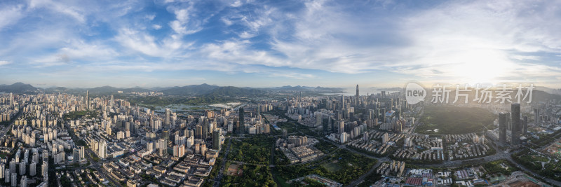 深圳福田区全景图