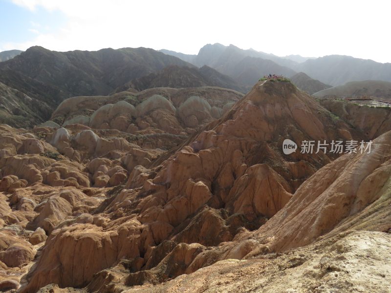 甘肃张掖七彩丹霞风景区旅游风光