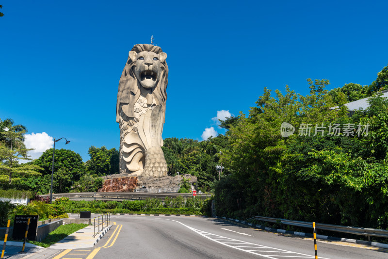 圣淘沙鱼尾狮塔