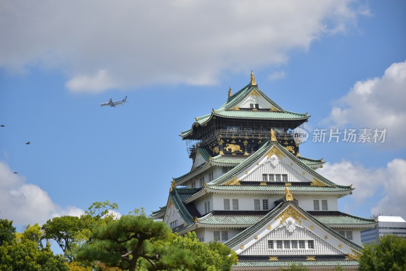 大阪天守阁建筑风景