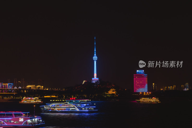 武汉江边夜景