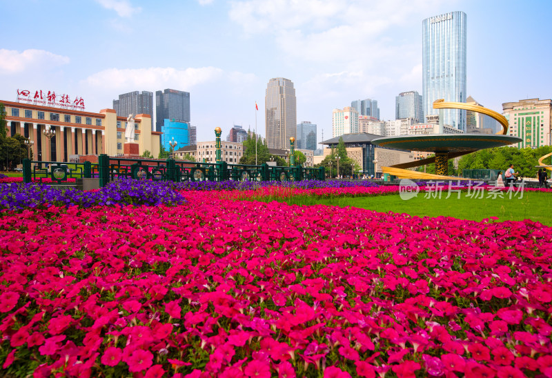 成都市中心天府广场