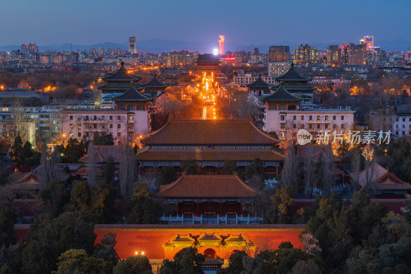 北京城市夜景