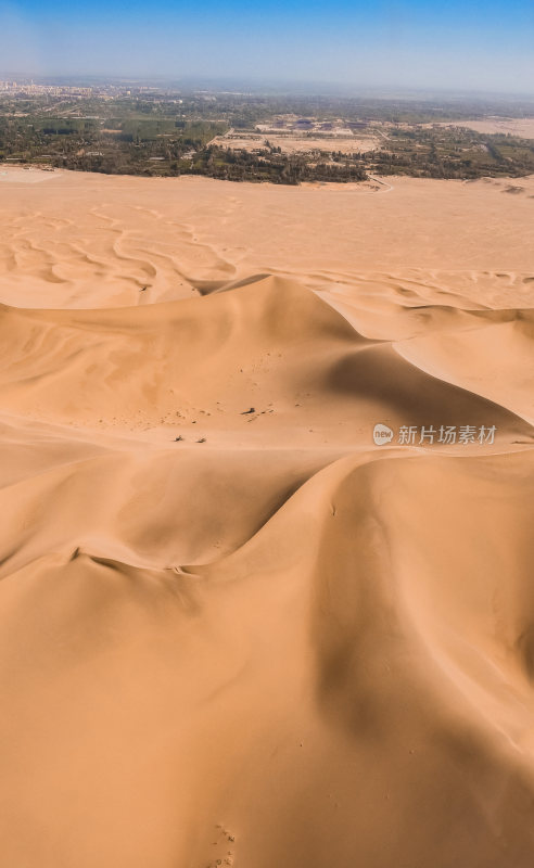 甘肃敦煌沙漠风景