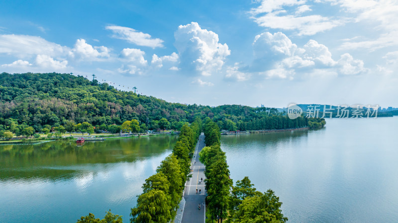 湖北武汉东湖绿道风景