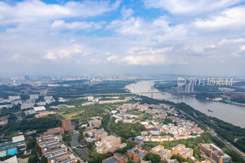 广州城市建设航拍摄影图