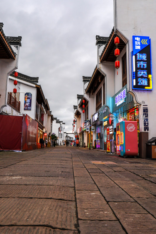 黄山市屯溪老街城市风光