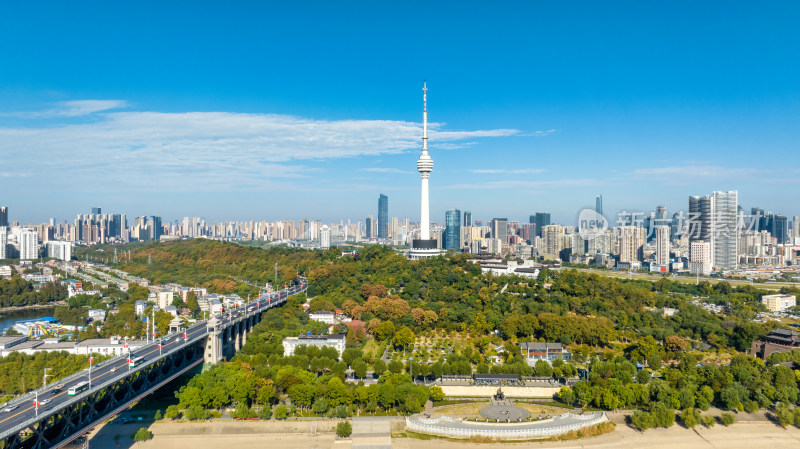 地标建筑武汉长江大桥