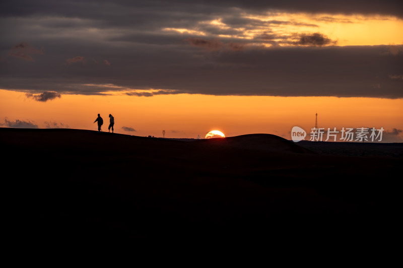 宁夏腾格里沙漠  中卫 阿拉善