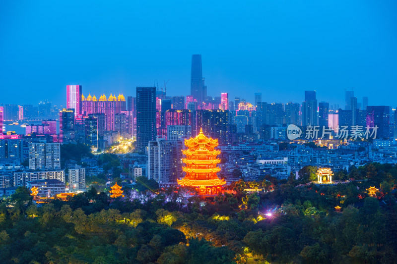 武汉黄鹤楼夜景