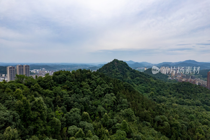 宜春城市风光绿化航拍图