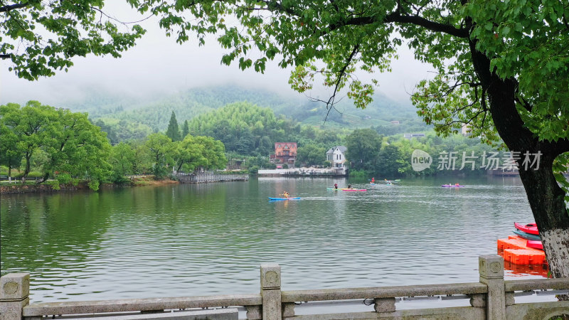 湖州莫干山劳岭水库皮划艇