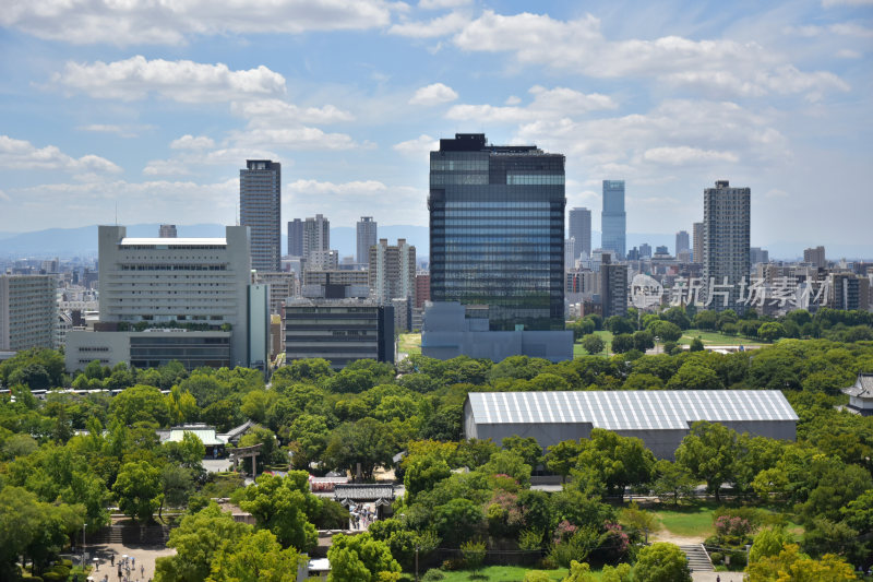 大阪城市风景