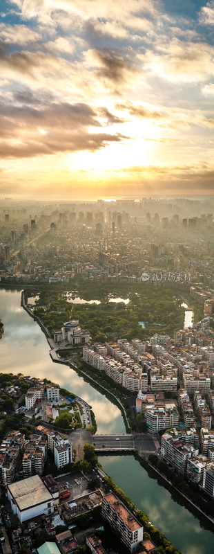 中国广东省汕头市城区大景