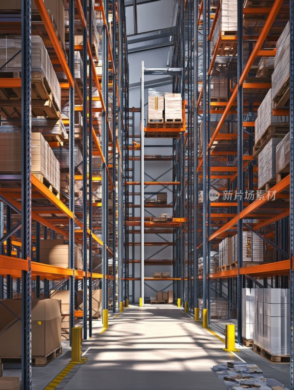 自动化物流包裹仓库