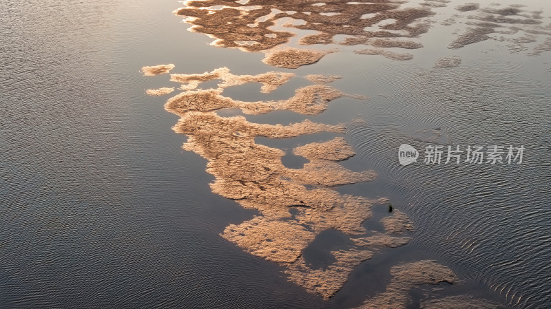 俯瞰黄河水域景观