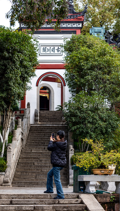 武汉晴川阁铁门关景点