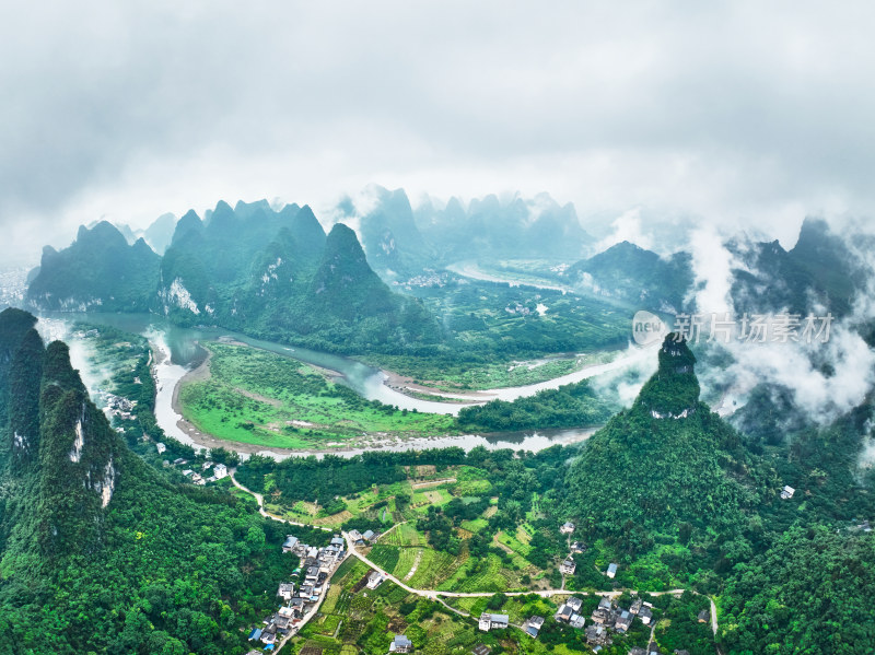 桂林九马画山风光美景