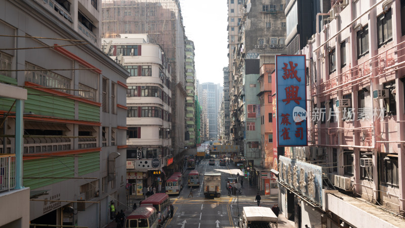 香港街景老建筑