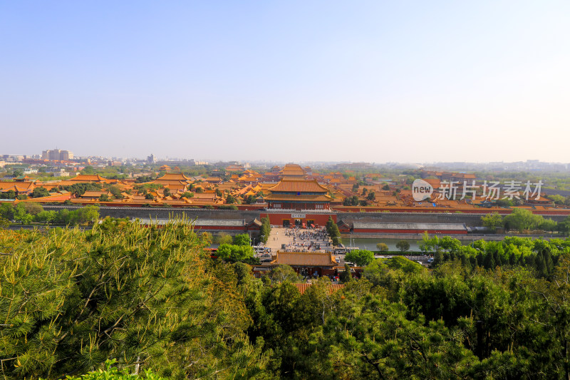 北京故宫全景