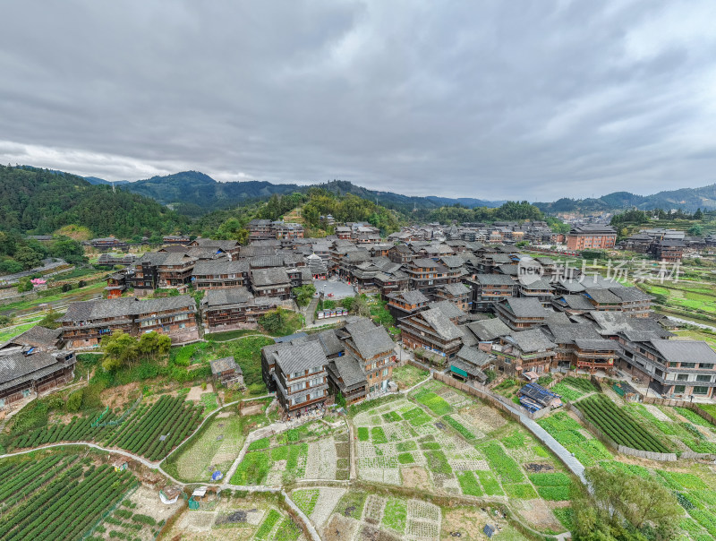 广西柳州三江程阳八寨侗寨建筑