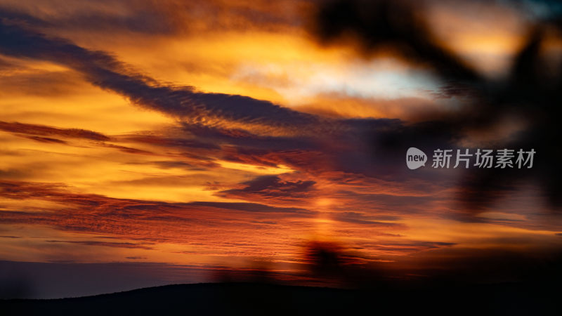 夕阳美景的震撼