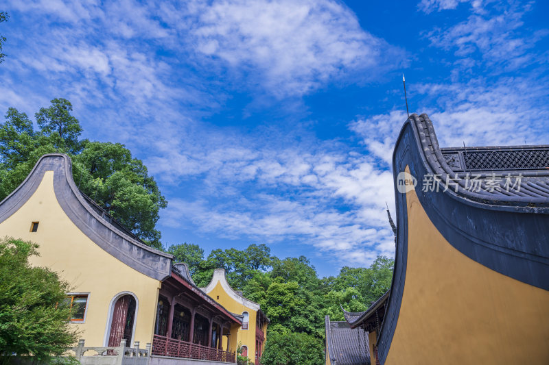 杭州西湖飞来峰灵隐寺千年古刹古建筑