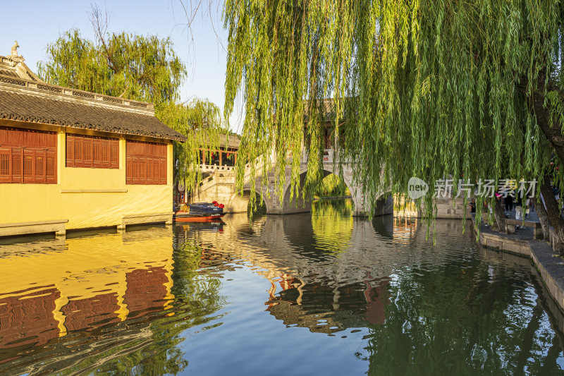 绍兴安昌古镇江南水乡风景