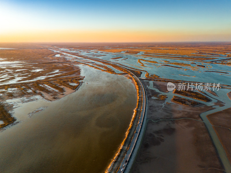 中国江河母亲河黄河生态湿地环境