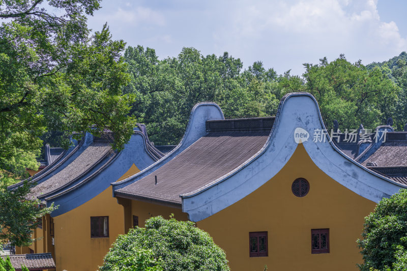 杭州西湖三天竺法镜寺三生石风光