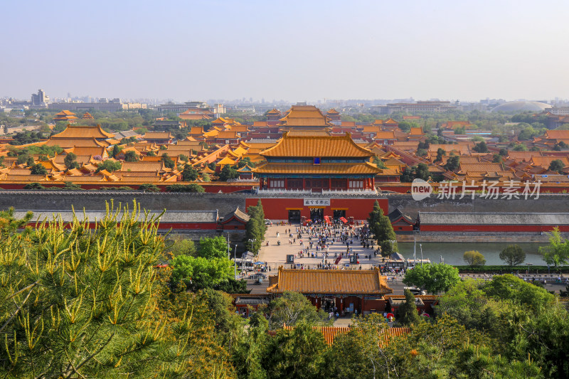 北京故宫全景