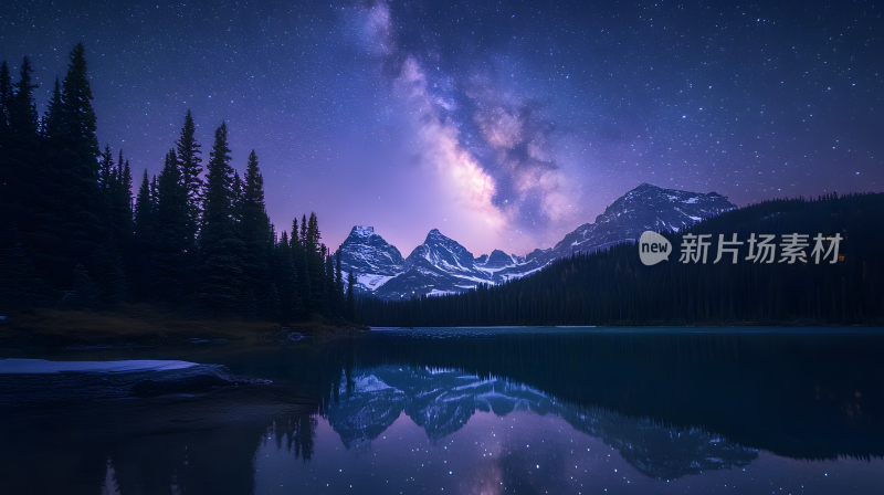 银河夜景星空