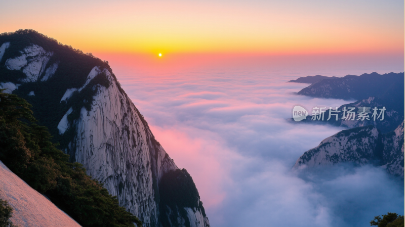 陕西华山美景