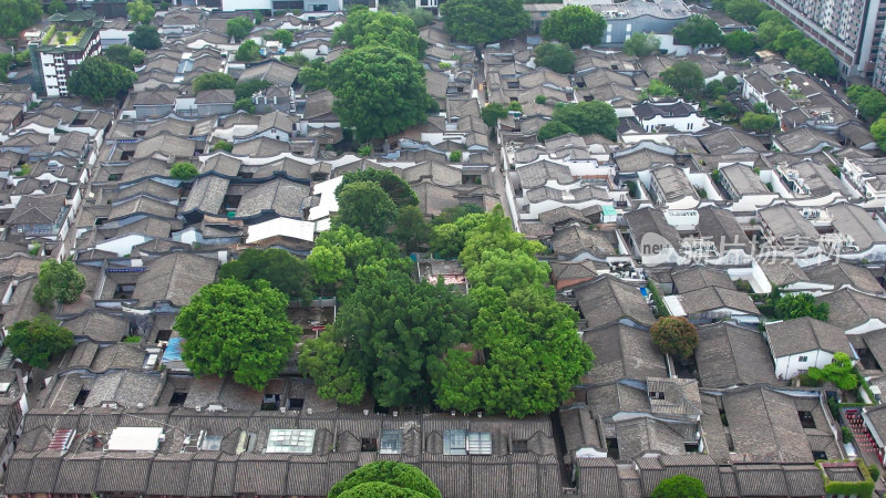 福建福州三坊七巷5A景区航拍