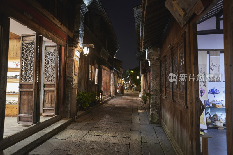 浙江嘉兴乌镇夜景