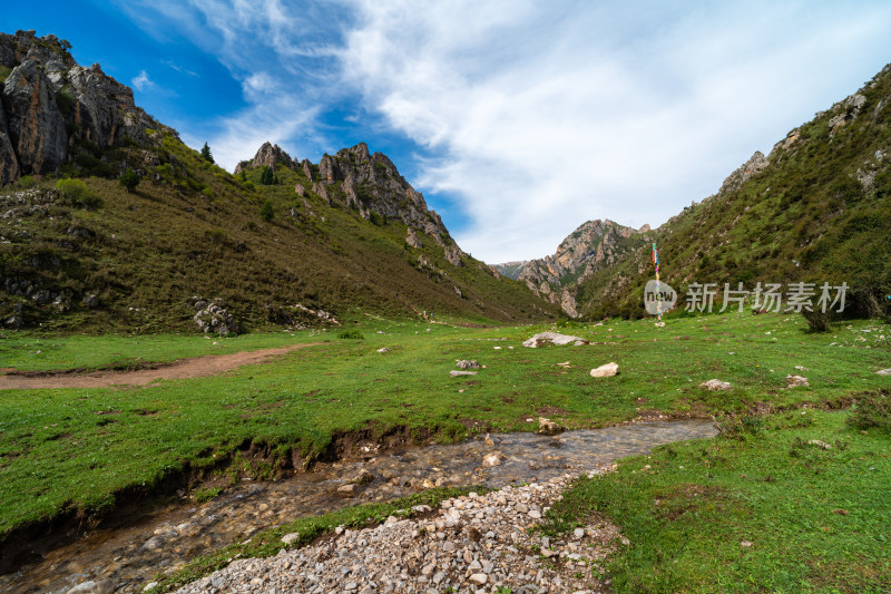 高山峡谷溪流纳摩大峡谷